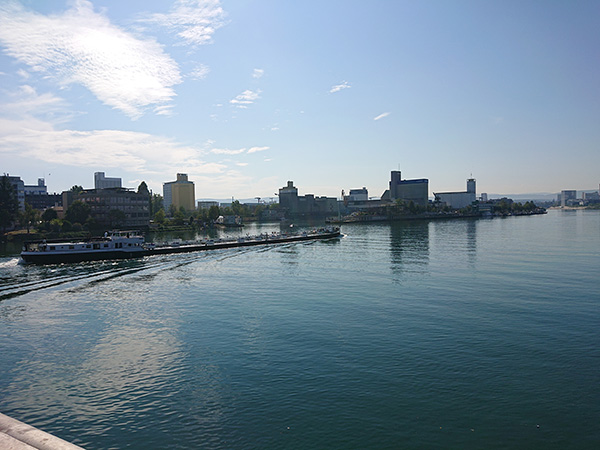 le Rhin à Huningue